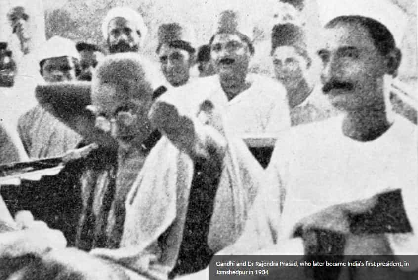 Mahatma Gandhi in Jamshedpur