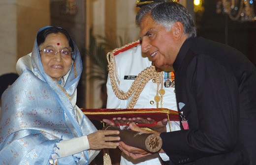 Ratan Tata received the Padma Bhushan in 2000